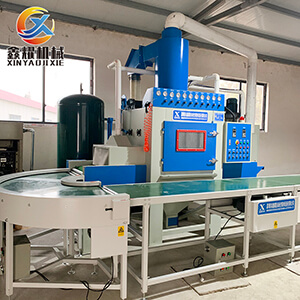 江蘇無(wú)錫自動(dòng)噴砂機(jī)現(xiàn)場(chǎng)