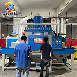 珠海方通除銹自動(dòng)噴砂機(jī)案例