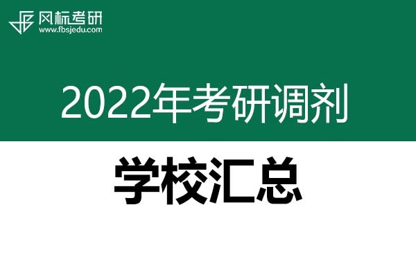2022年考研調(diào)劑：設(shè)計(jì)類、美術(shù)類等調(diào)劑學(xué)校匯總（4.10更新）